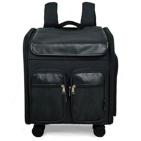 Ultra Large Capacity Pet Luggage Cat Carrier Portable Backpack Breathable Foldable - petsbene
